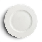 White Scalloped Edge Salad Plate | 8.25"