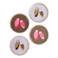 Eclectic Owl Coasters | Set of 4