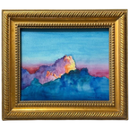 "Foreshadows" Framed Watercolor Painting