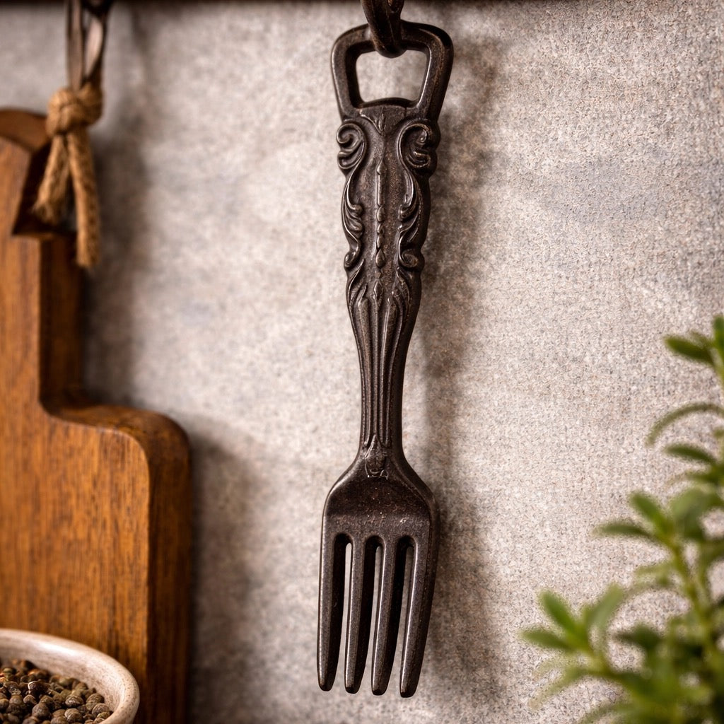 Cast Iron Bottle Opener | Choice of Fork or Spoon