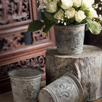 Fleur De Lis Flower Pot