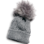 Freedom Faux Fur Beanie | Gray