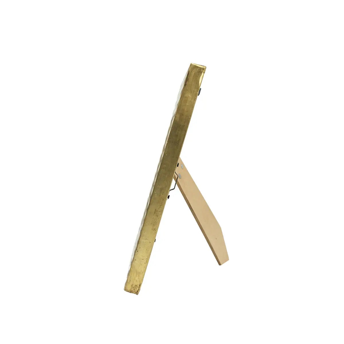 Berlin Hammered Brass Diamond Photo Frame | 4 x 6