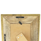 Berlin Hammered Brass Diamond Photo Frame | 4x6
