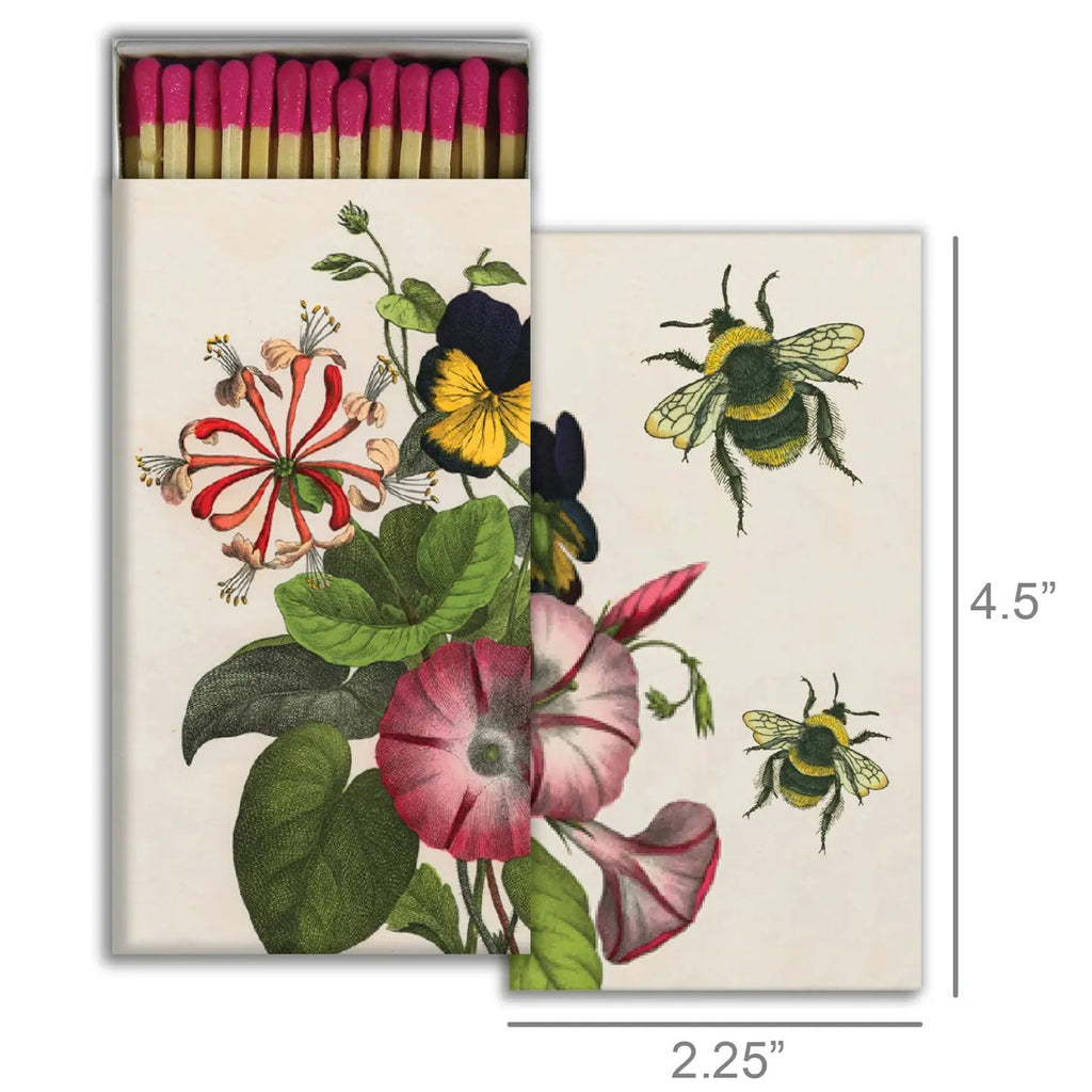 Bee, Pansy, Honeysuckle, Morning Glory Matches