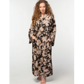 Rani Kimono Robe | Black & Gold