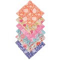 Floral Block Print Napkins | Set of 6