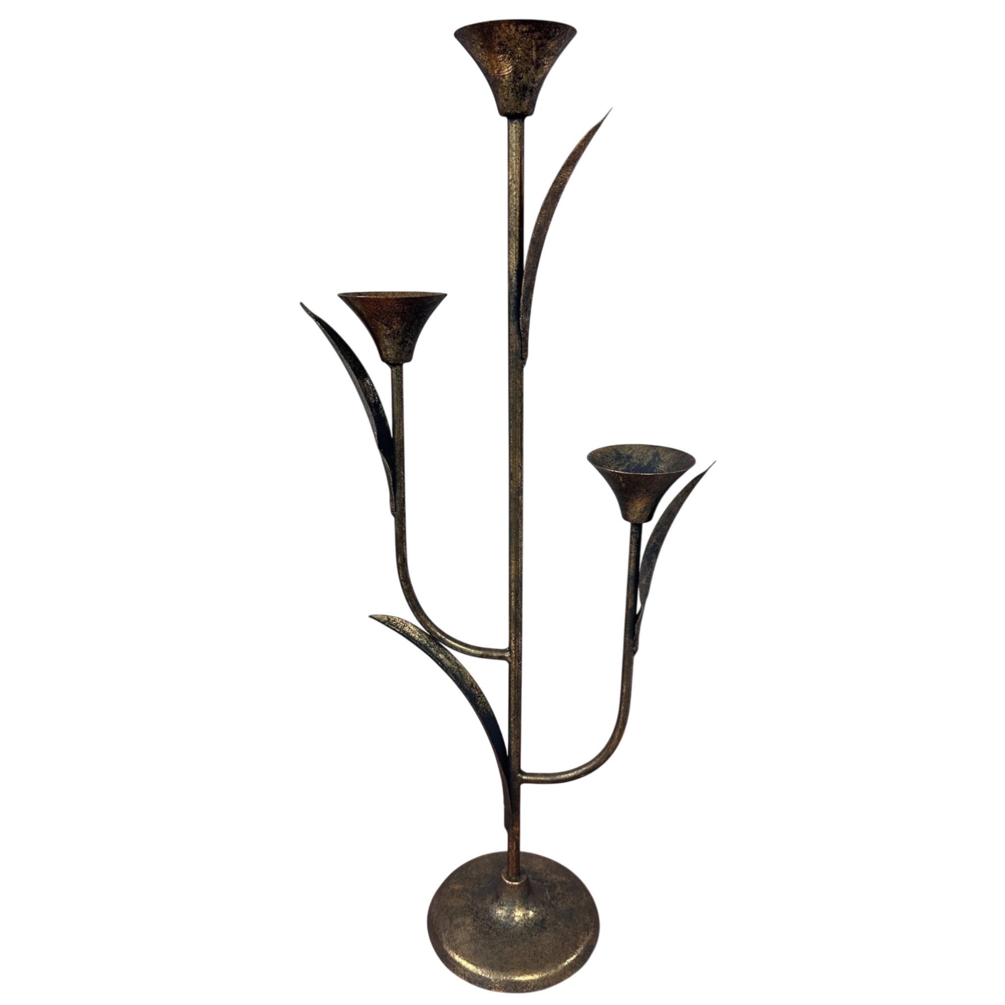 Rustic Iron Taper Candle Holder | Two Sizes