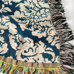 VERONA Throw Blanket | Cerulean