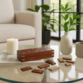 Dominoes Wood Box Game Set