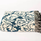 VERONA Throw Blanket | Cerulean