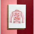 "Love Ya Lady Denim Jacket" Greeting Card