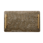 Tortoise Resin Serving Board with Handles
