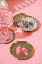 Eclectic Owl Coasters | Set of 4