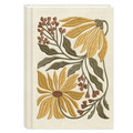 Flower Market Sunflower Fabric Embroidered Journal