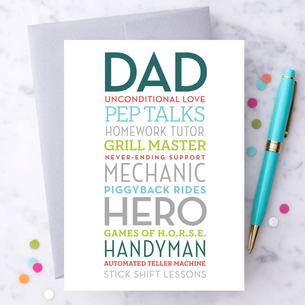 A Celebration of Dad Greeting Card