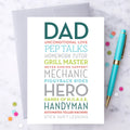 A Celebration of Dad Greeting Card