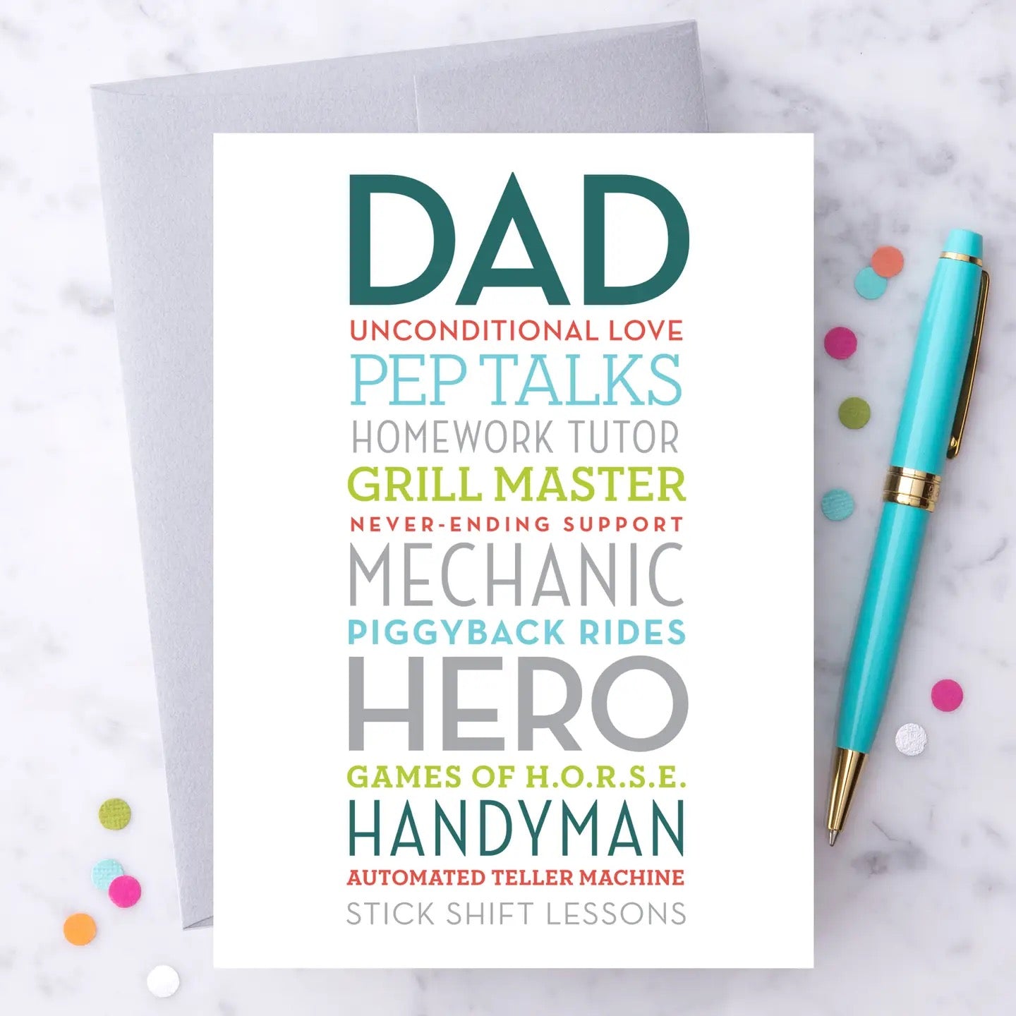 A Celebration of Dad Greeting Card