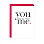 "You Mean the World To Me" Greeting Card