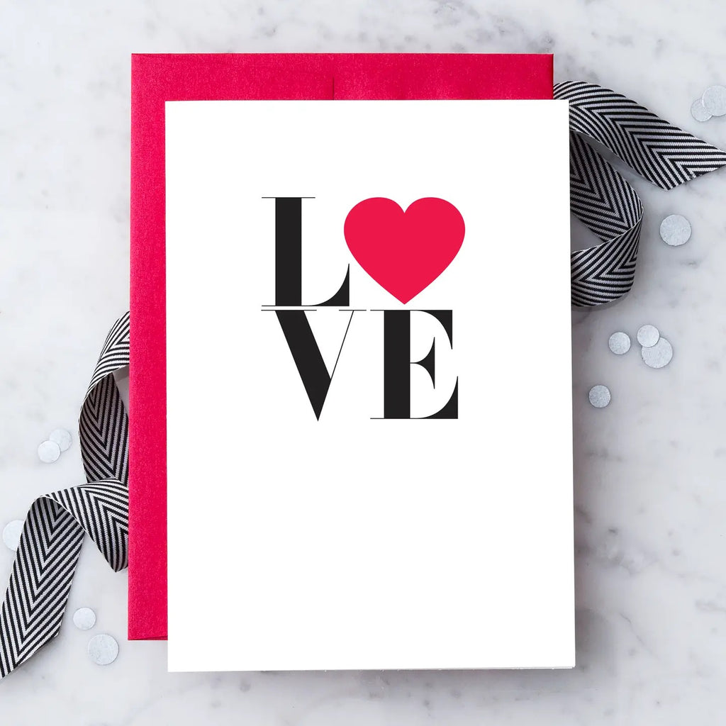 "LOVE" Greeting Card