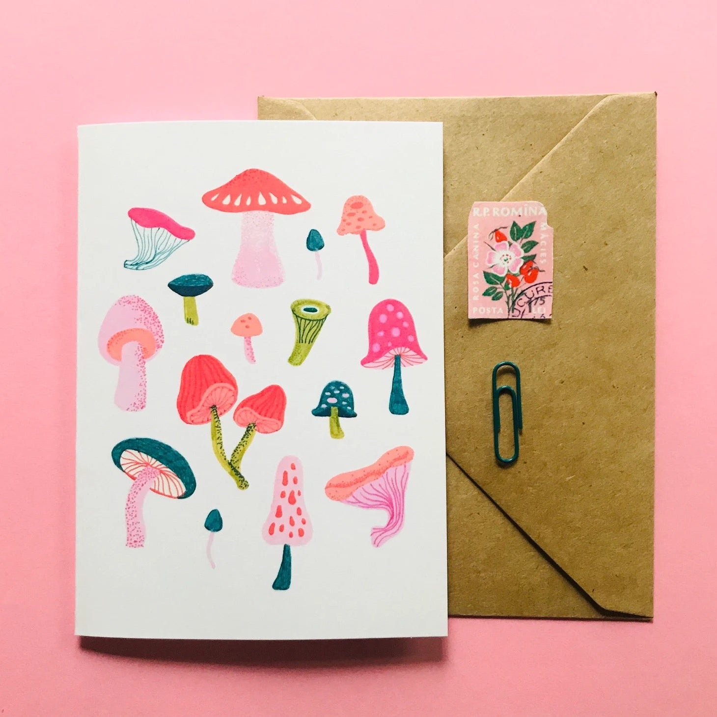 Funghi Greeting Card