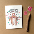 "Sending You A Bear Hug" Greeting Card