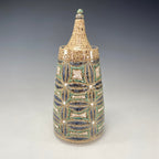 Stoneware Bud Vase/Lidded Vessel