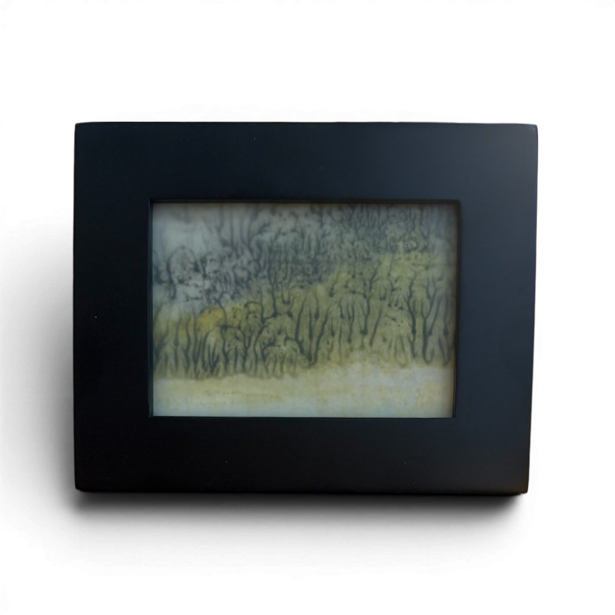 "Marsh" Encaustic Monotype