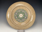 "Kaleidoscope Skies" Hand-Carved Stoneware Serving Plate