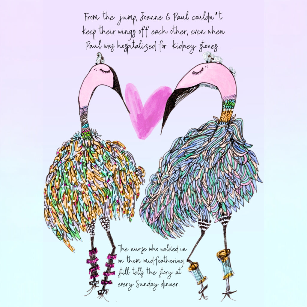 "Joanne & Paul" Greeting Card