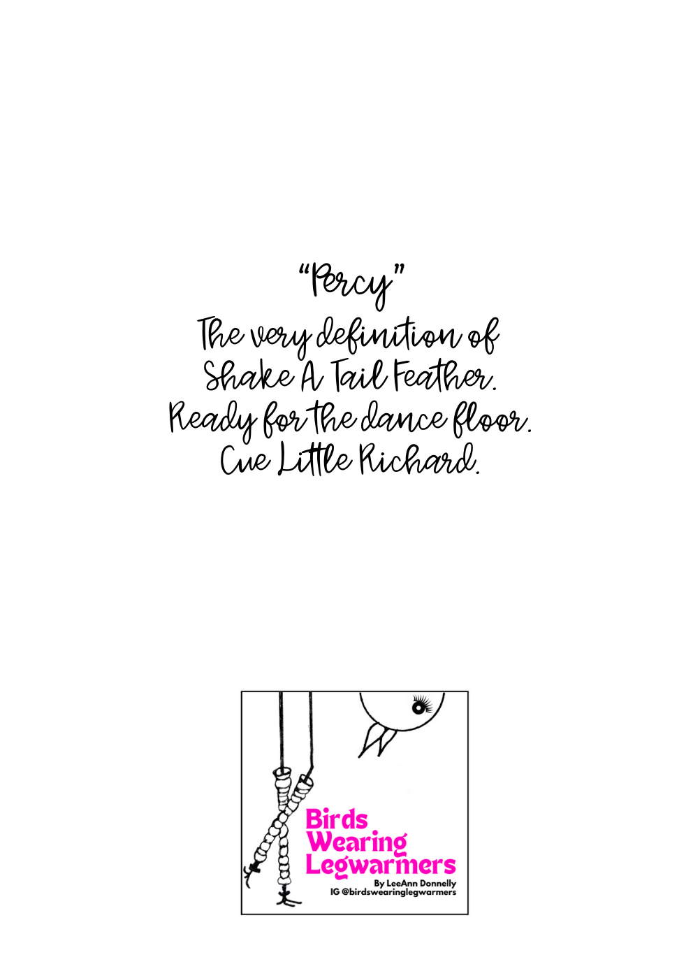 "Percy" Greeting Card