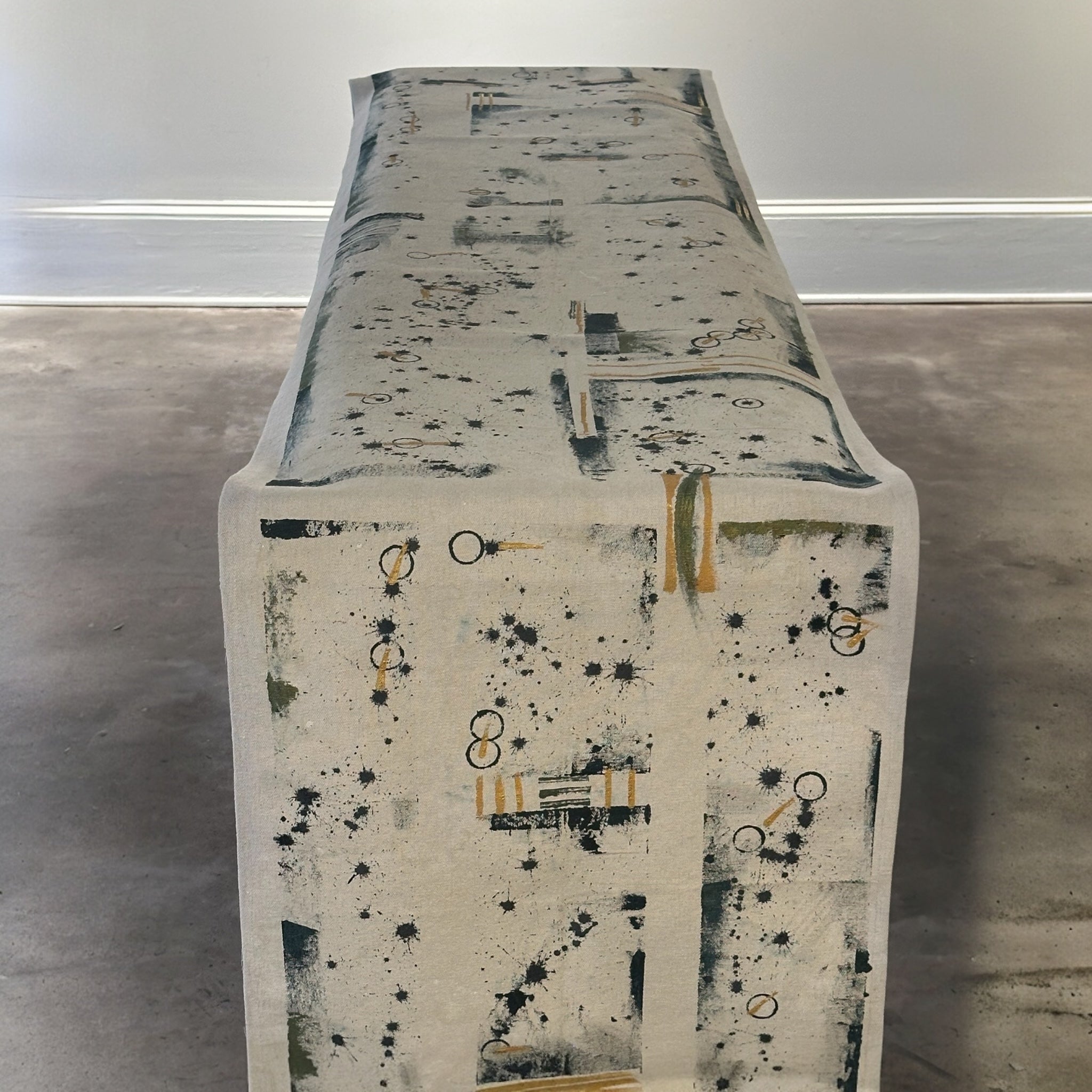 Hand-Painted Table Runner | 136" x 22"