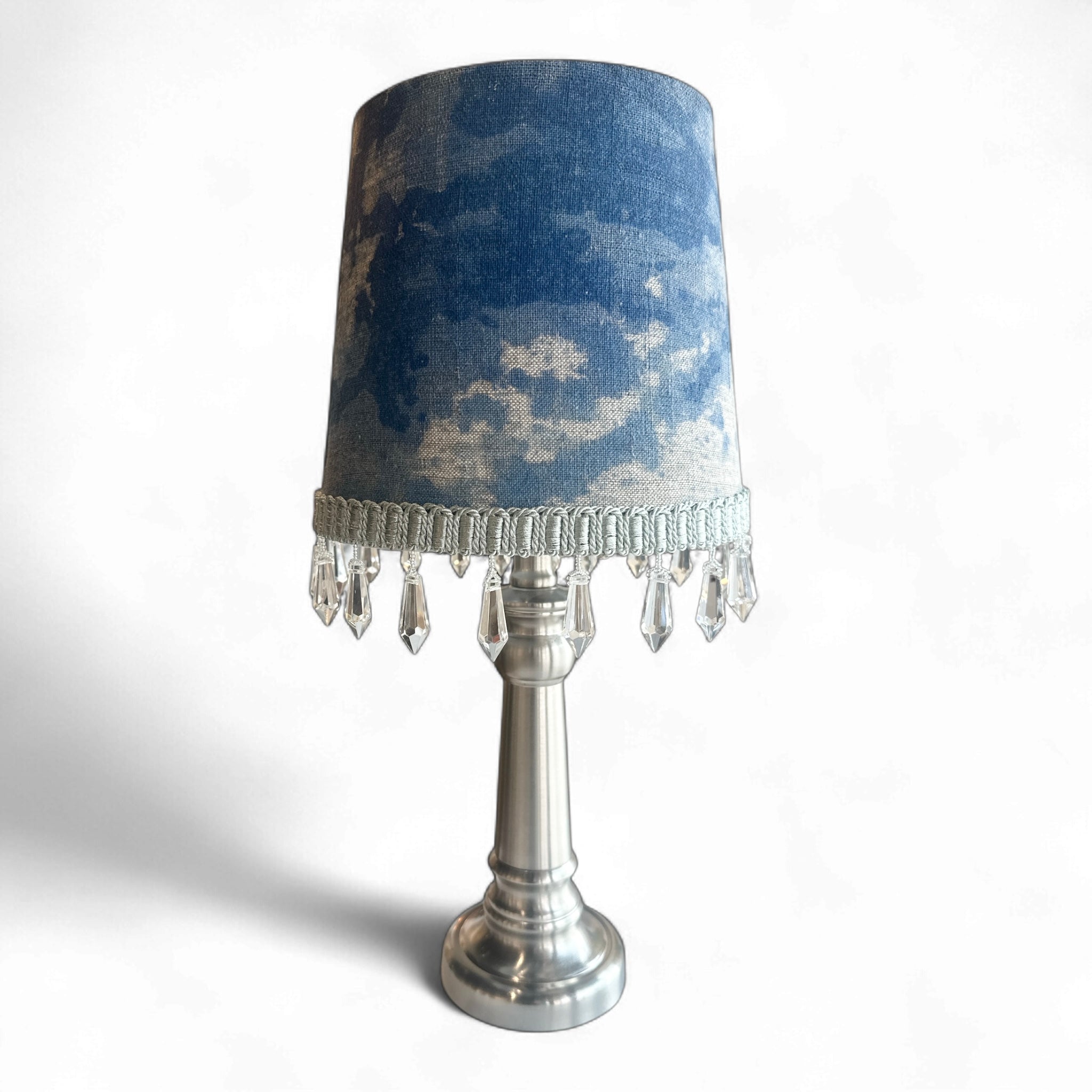 The Twilight Clouds of Kyiv Hand-Painted Lamp Shade 9"