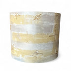 Gold, Silver, Yellow & Gray Lamp Shade 18"