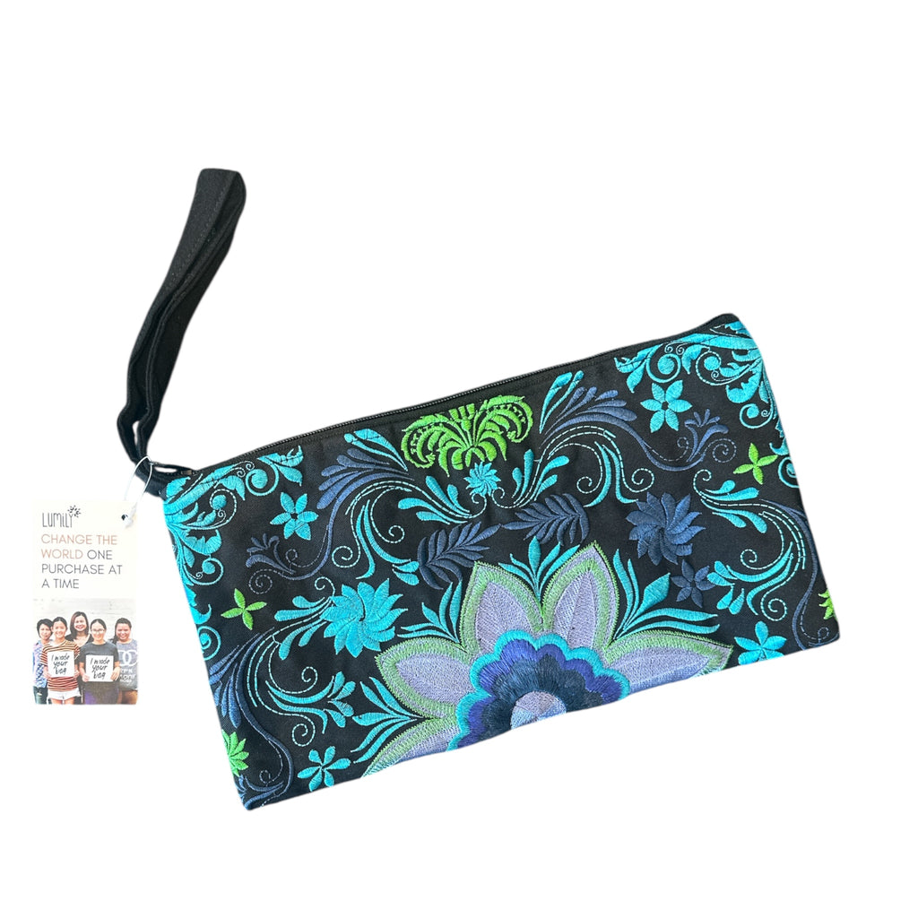 Prani Embroidered Hmong Wristlet I Choice of Colors