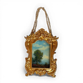Distant Mist: Miniature Framed Painting