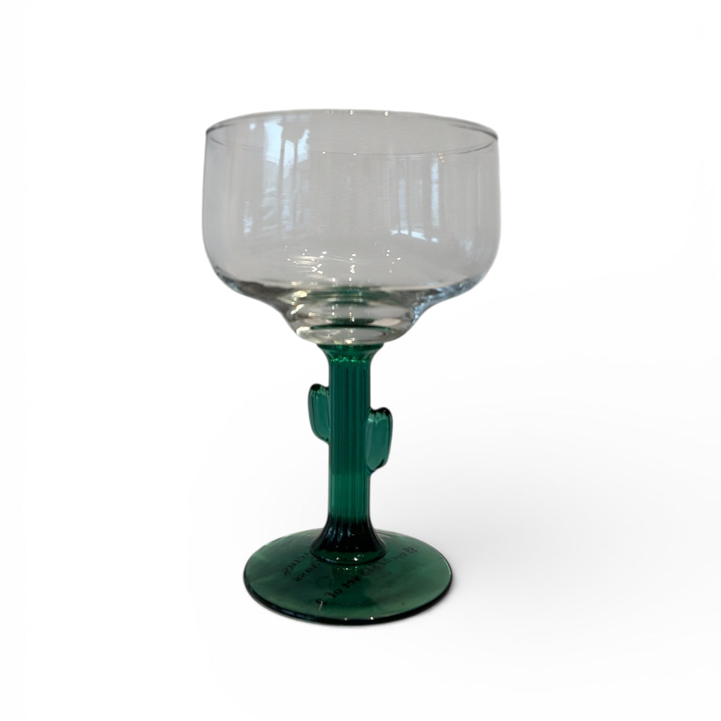 Vintage Cactus Margarita Glass