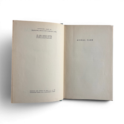 Animal Farm | George Orwell | First American Edition 1946 | Harcourt Brace