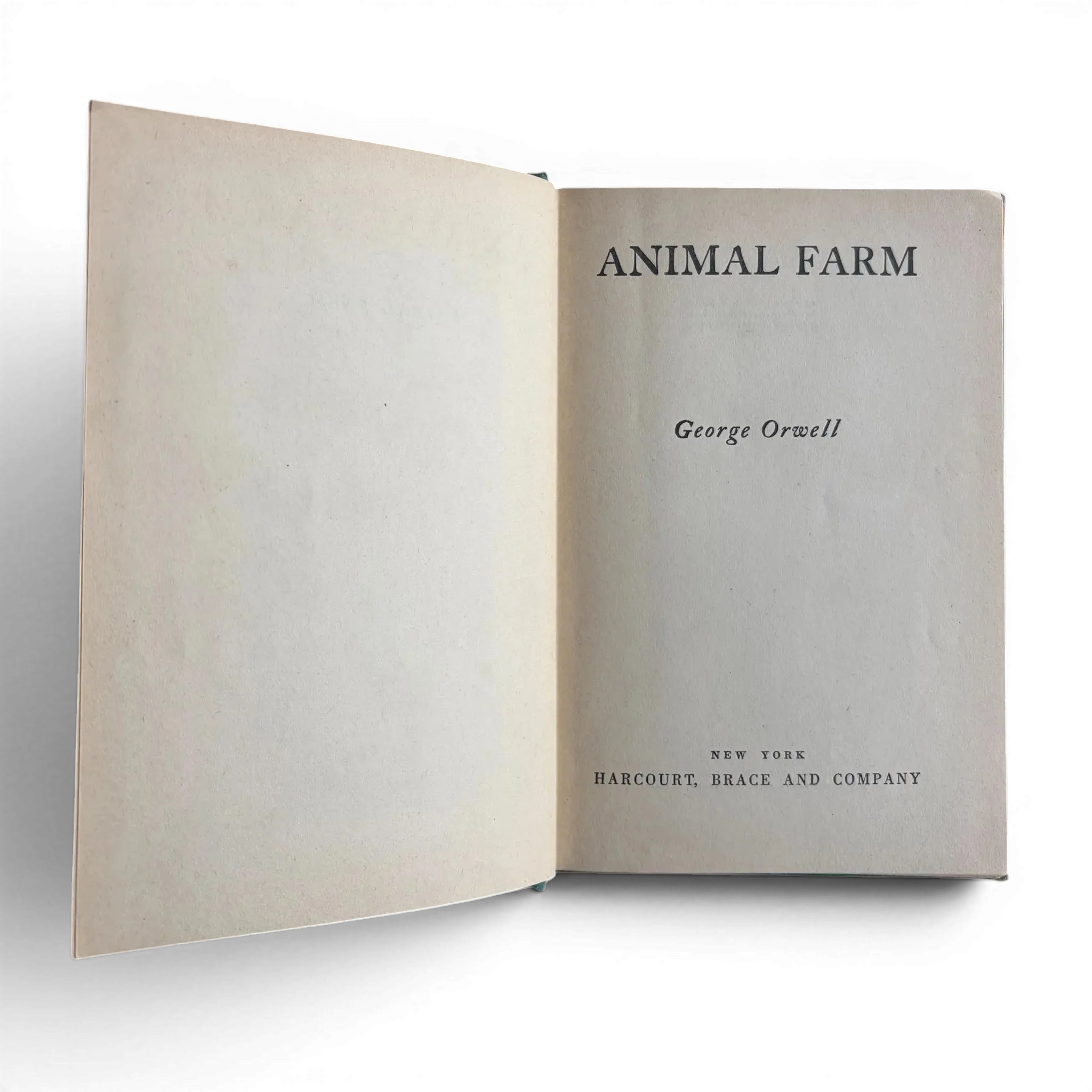 Animal Farm | George Orwell | First American Edition 1946 | Harcourt Brace