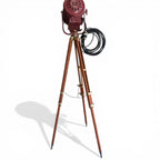 Mole-Richardson Baby Solarspot Vintage Film Lamp | Surveyor Tripod Floor Lamp