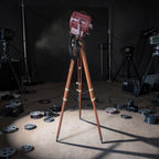 Mole-Richardson Baby Solarspot Vintage Film Lamp | Surveyor Tripod Floor Lamp