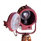 Mole-Richardson Baby Solarspot Vintage Film Lamp | Surveyor Tripod Floor Lamp