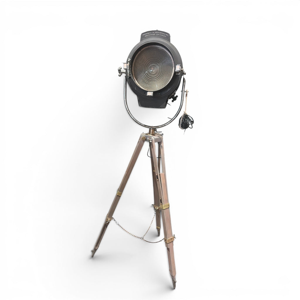 The ABC Lamp — Bardwell & McAlister Stage Light on Bausch & Lomb Telescope Tripod