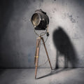 The ABC Lamp — Bardwell & McAlister Stage Light on Bausch & Lomb Telescope Tripod
