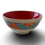 Porcelain Snack Bowl | Hand-Painted Ceramic | Choice of Color | 4.5" Dia