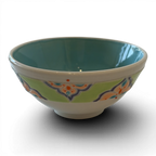 Porcelain Snack Bowl | Hand-Painted Ceramic | Choice of Color | 4.5" Dia