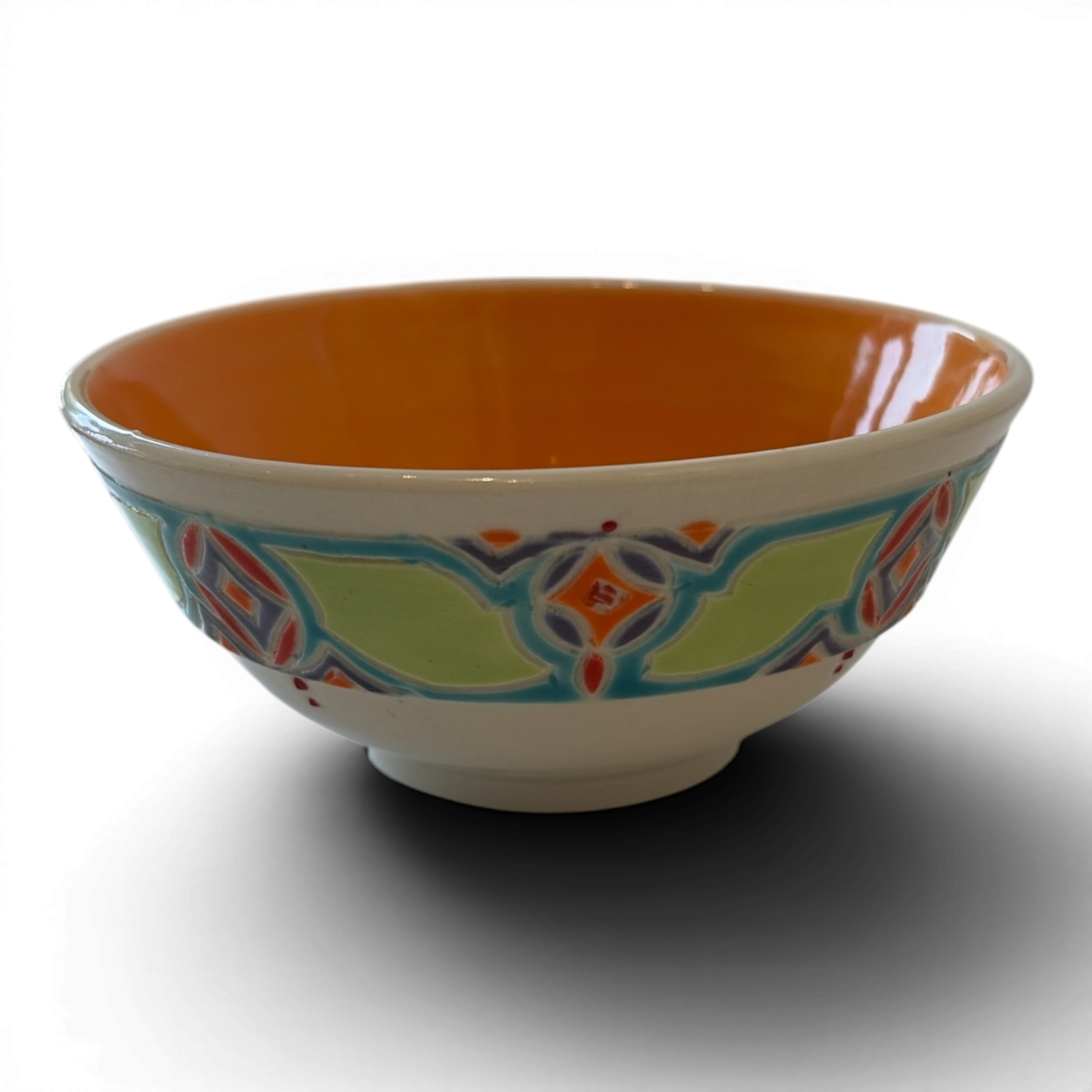 Porcelain Snack Bowl | Hand-Painted Ceramic | Choice of Color | 4.5" Dia