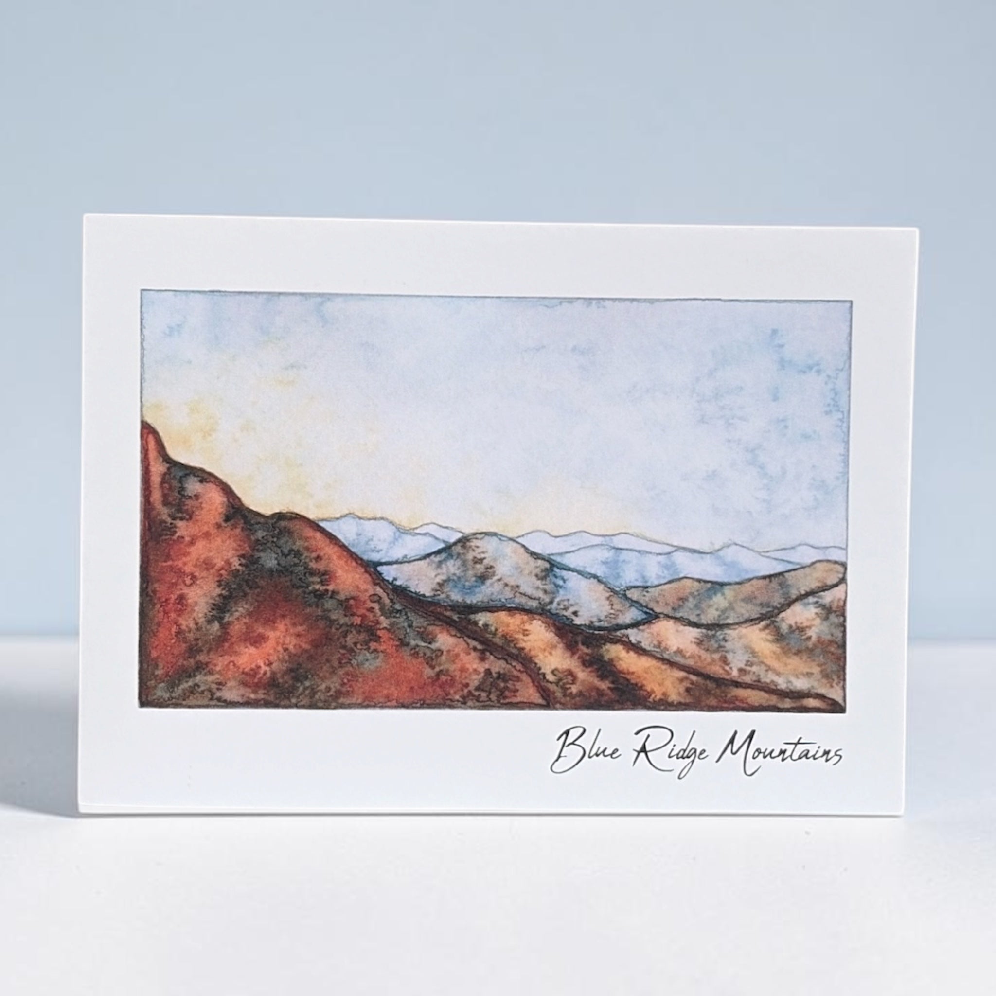 Blue Ridge Mountains Pop-Up Card