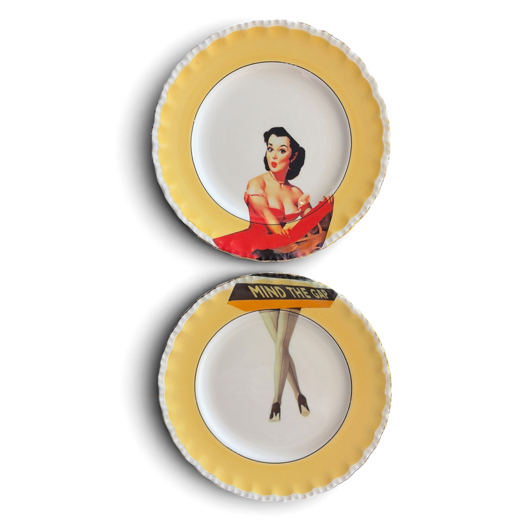 Mind the Gap — Ali Joe Designs Plate Pair