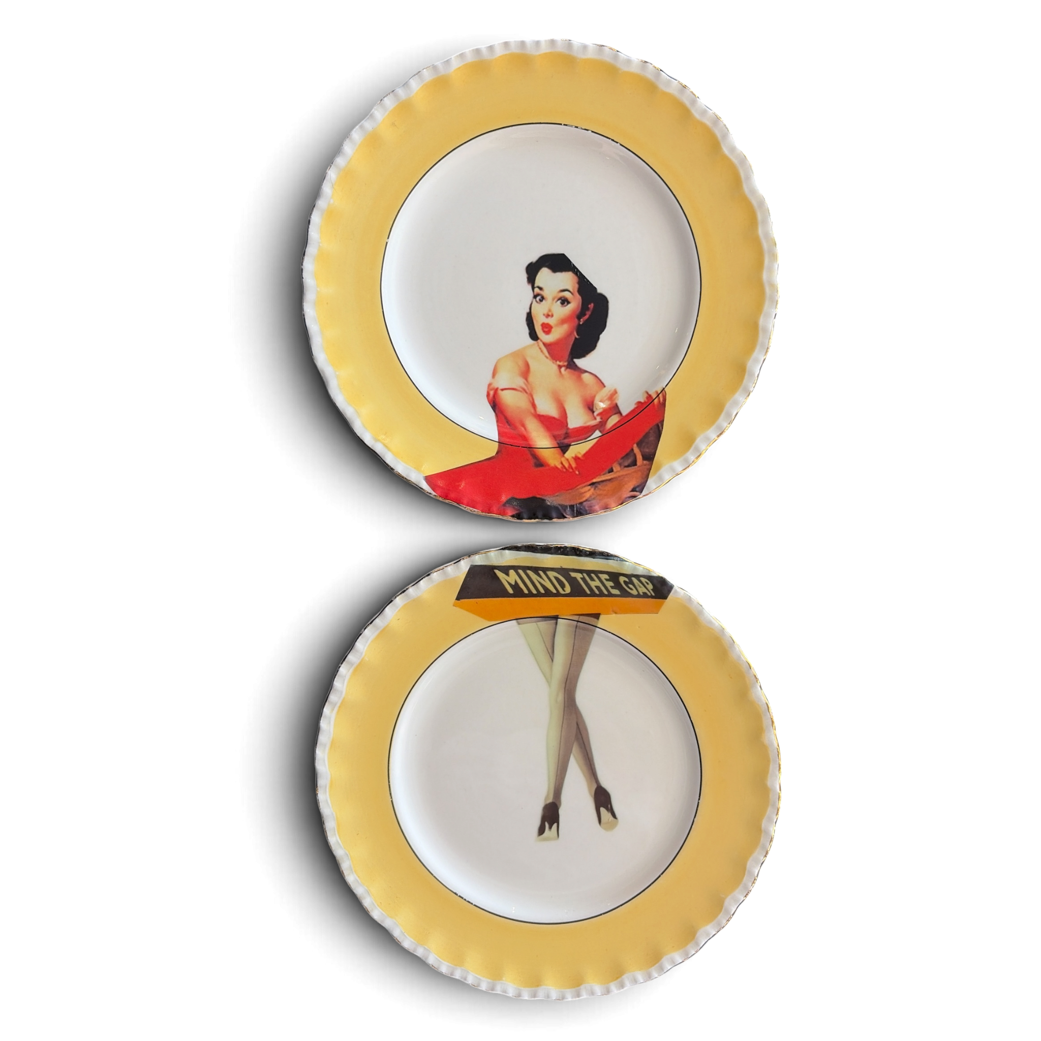 Mind the Gap — Ali Joe Designs Plate Pair